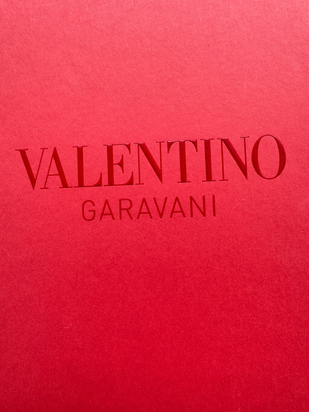 Valentino Garavani Embossed Red Cover